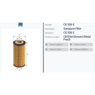 Маслен филтър Sampiyon CE 1126 E