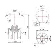 Въздушна възглавница US 24157KPP09