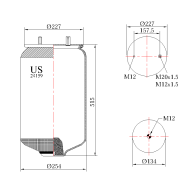 Въздушна възглавница US 24159P