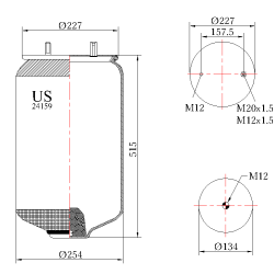 Въздушна възглавница US 24159P