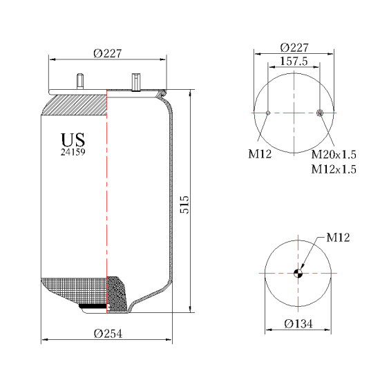 Въздушна възглавница US 24159P