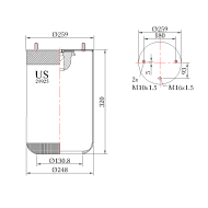 Въздушна възглавница US 24925P