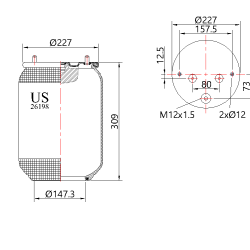 Въздушна възглавница US 26198P