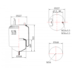 Въздушна възглавница US 26420K